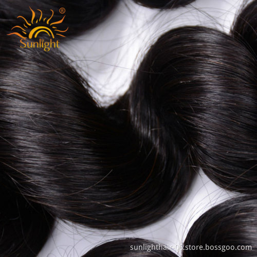 Sunlight 13x4 HDLace Front Wig wholesale price Straight loose water deep wave Real Human Hair Wigs For Black Woman Pre Plucked